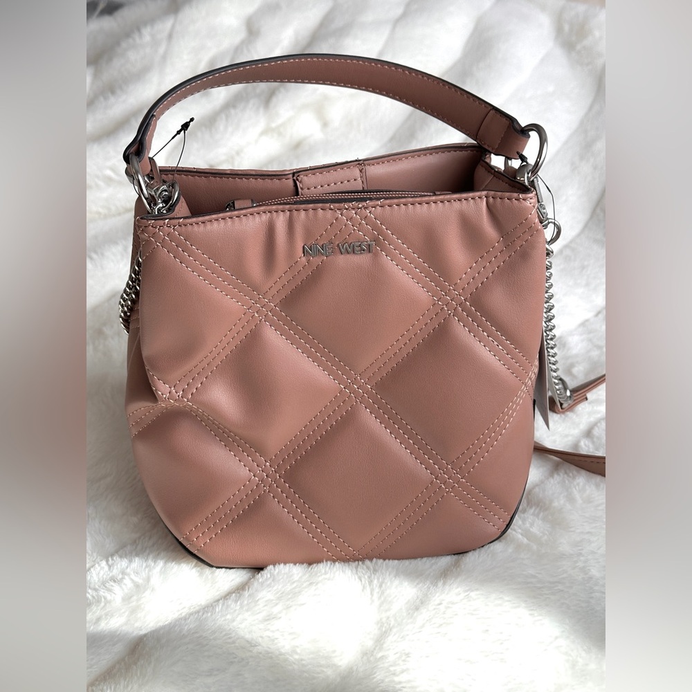 Blush Pink Nine West Crossbody Purse